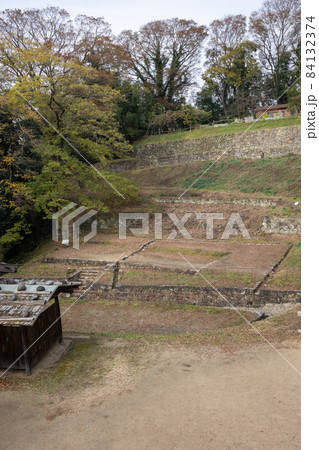 史跡金山城跡　南曲輪より三の丸方向 84132374