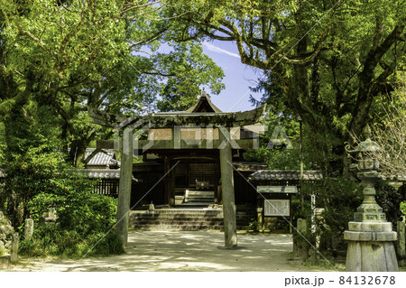 岩国　吉香神社　二の鳥居　山口県岩国市 84132678