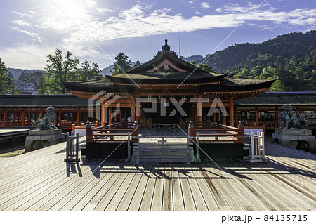 宮島　厳島神社　社殿　広島県廿日市市 84135715