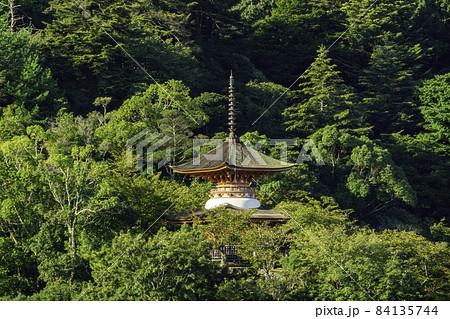宮島　厳島神社　多宝塔　広島県廿日市市 84135744