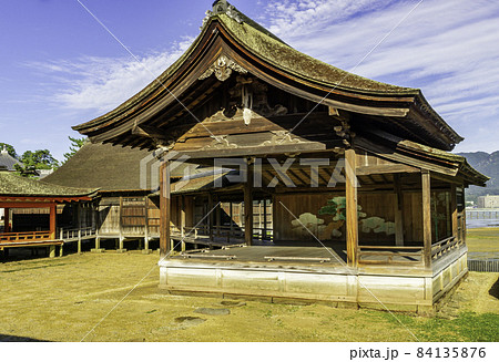 宮島 厳島神社 能舞台 広島県廿日市市 宮島 厳島神社 能舞台 広島県廿日市市 84135876