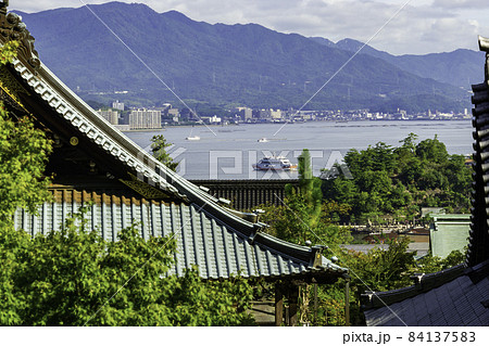 宮島　大聖院からの宮島フェリー　広島県廿日市市 84137583