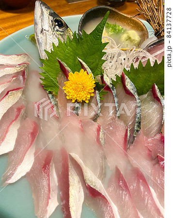 大分のグルメ・関サバの姿造り 大分のグルメ・関サバの姿造り 84137728