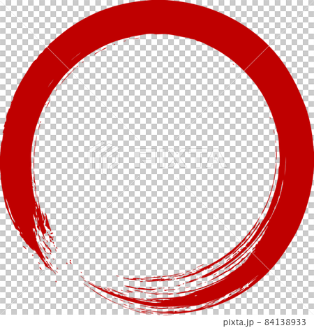 圓圈紅色畫筆字母 84138933
