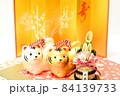 お正月　年賀状　新年 84139733