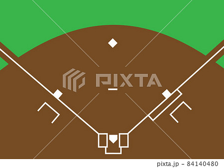 野球場 ダイヤモンド 素材 野球場 ダイヤモンド 素材 84140480