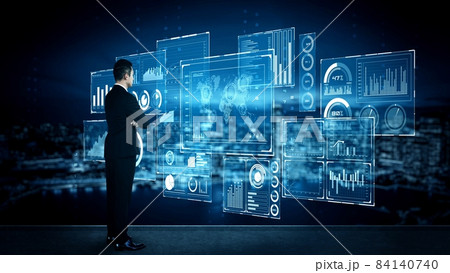 Business intelligence technology and big data analytic mixed media 84140740