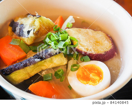熊本・阿蘇地方の郷土料理だご汁 熊本・阿蘇地方の郷土料理だご汁 84140845