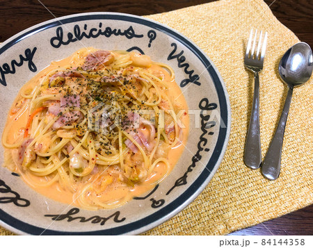 キムチカルボナーラパスタのランチ キムチカルボナーラパスタのランチ 84144358