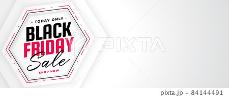 white black friday sale banner with text space 84144491