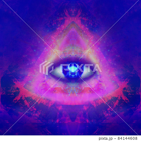 illustration of a third eye mystical sign illustration of a third eye mystical sign 84144608