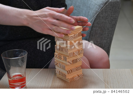 Jumbling tower with clipping path 84146502