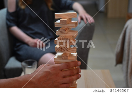 Jumbling tower with clipping path Jumbling tower with clipping path 84146507
