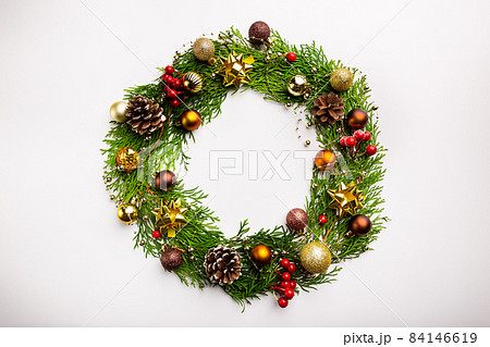 Winter and christmas wreath Winter and christmas wreath 84146619
