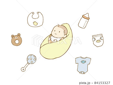 Baby items - Stock Illustration [7508966] - PIXTA