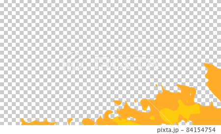 簡單效果類火焰frame_orange_illustration material_16:9 簡單效果類火焰frame_orange_illustration material_16:9 84154754