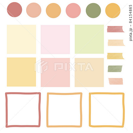 メモ帳 メモ イラストのイラスト素材