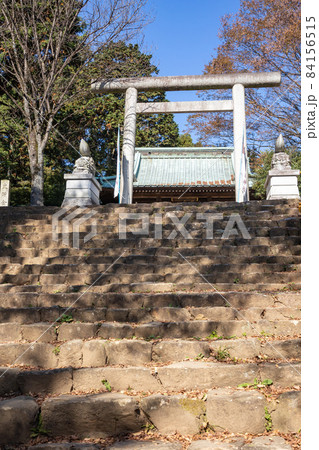 史跡金山城跡本丸　新田神社鳥居 84156515