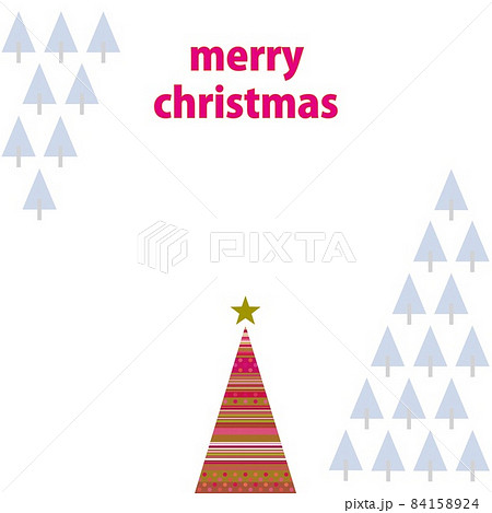 メリークリスマス　クリスマスツリー 84158924