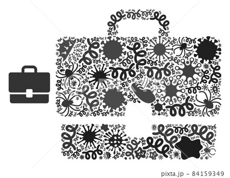 Composition Case Icon of Infection Microbes 84159349