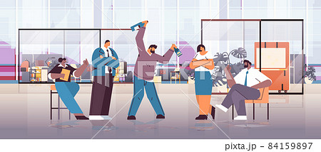 drunk businessman alcoholic drinking at workplace addicted drunk business man having problem alcohol addiction 84159897
