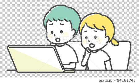 孩子們在教室裡使用電腦 孩子們在教室裡使用電腦 84161745