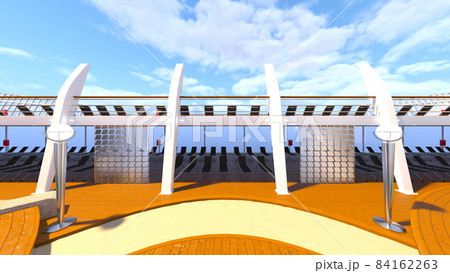 船上デッキ 84162263