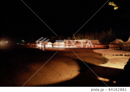 宮島、厳島神社夜景 宮島、厳島神社夜景 84162881