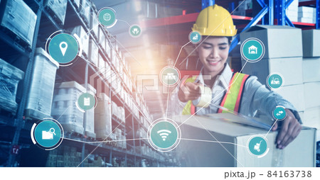 Smart warehouse management system with innovative internet of things technology 84163738