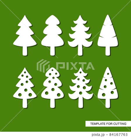 cartoon pine tree outline