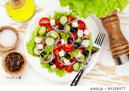 Classic greek salad 84168477