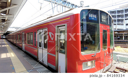 箱根登山電車出発 84169334