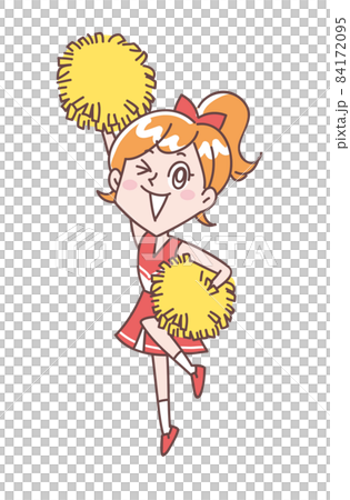 Cheerleader cheering Cheerleader cheering 84172095