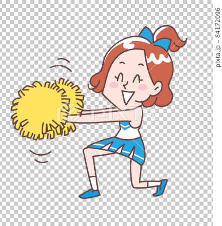 Cheerleader cheering - Stock Illustration [84172096] - PIXTA