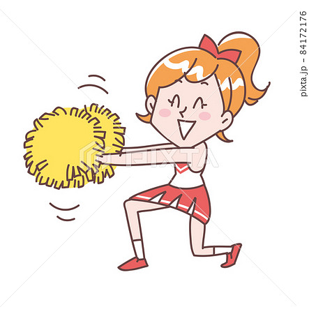 応援しているチアガール 84172176