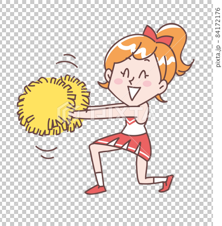 応援しているチアガール 84172176