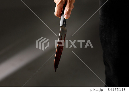 ナイフ 血 流血 ナイフ 血 流血 84175113
