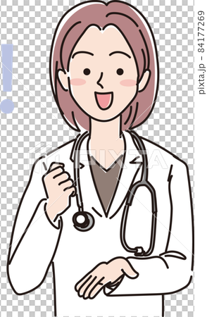 Female doctor _ come up with Female doctor _ come up with 84177269