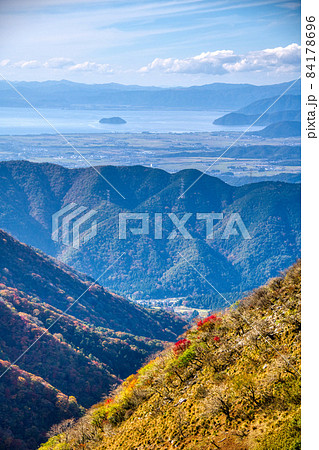 伊吹山　ドライブウェイ　絶景秋景色2021 84178696