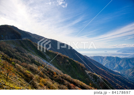 伊吹山　ドライブウェイ　絶景秋景色2021 84178697