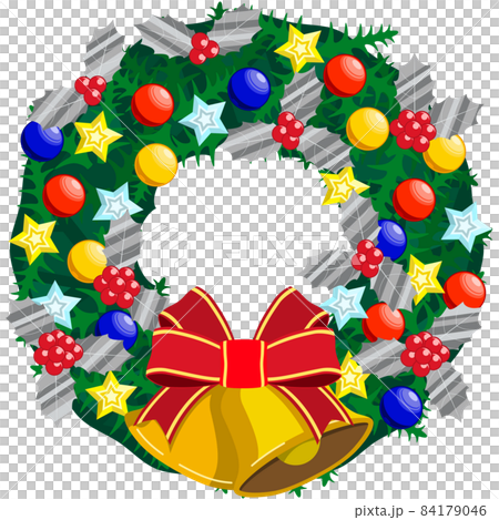 Christmas wreath illustration Christmas wreath illustration 84179046