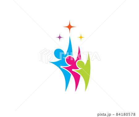 Community vector icon illustration 84180578