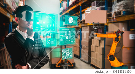 Future virtual reality technology for innovative VR warehouse management 84181230