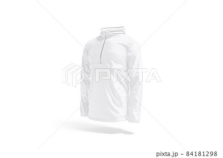 Blank white windbreaker mock up, side view 84181298