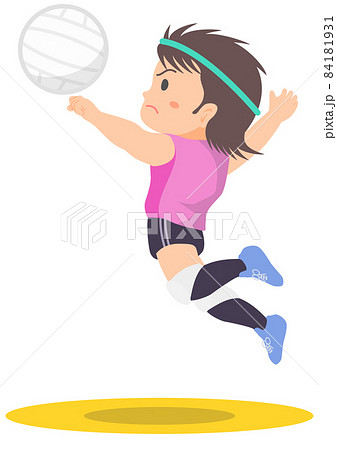 バレーボール　スパイク　女子 84181931