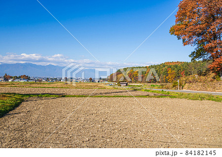 秋の田園風景 塩尻市 秋の田園風景 塩尻市 84182145