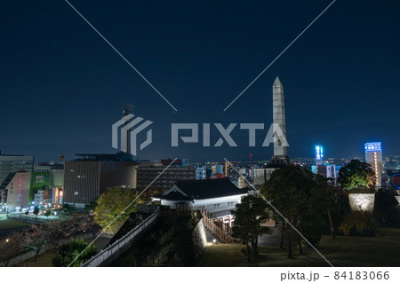 舞鶴城公園から見る甲府市の夜景 84183066