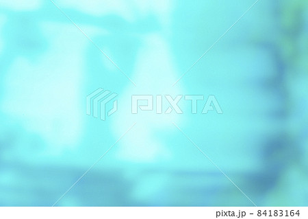 エメラルドグリーングラデーション 背景素材 の写真素材