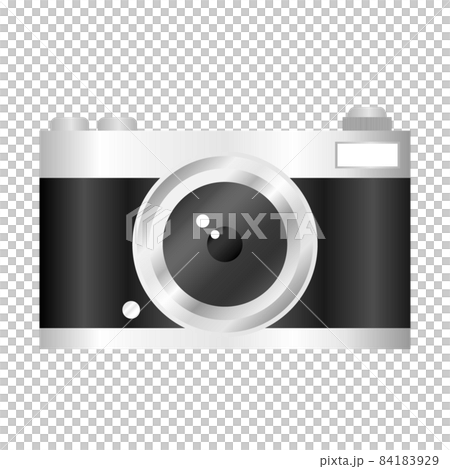 カメラのアイコン。レトロなフィルムカメラ。 84183929