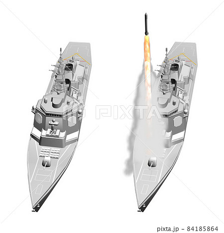 イージス艦とミサイル イージス艦とミサイル 84185864